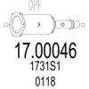 MTS 17.00046 Soot/Particulate Filter, exhaust system